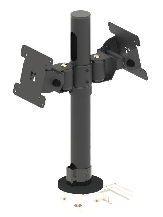 POSPOLE KIT - BASE POLE AND TWIN VESA MOUNT
